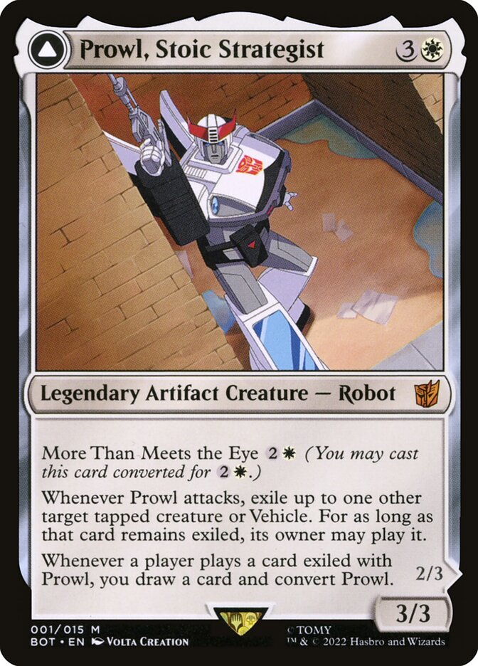 Prowl, Stoic Strategist // Prowl, Pursuit Vehicle (Universes Beyond: Transformers)  | Good Games North