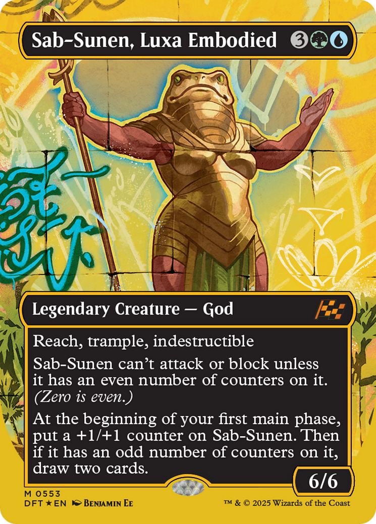 Sab-Sunen, Luxa Embodied (Borderless) (First-Place Foil) [Aetherdrift] | Good Games North