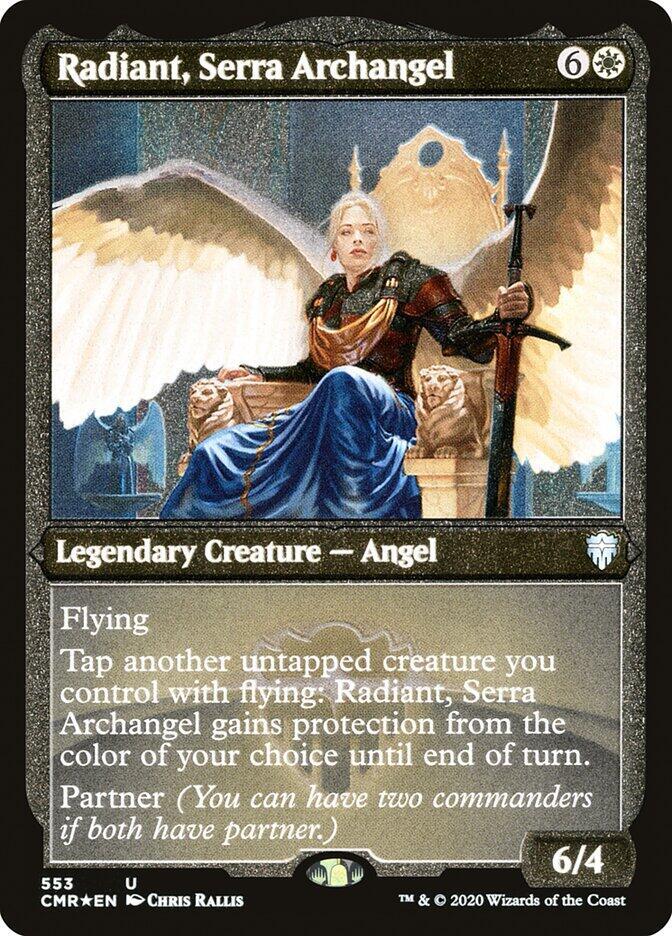 Radiant Serra Archangel Foil Etched (Commander Legends)  - undefined | Good Games North