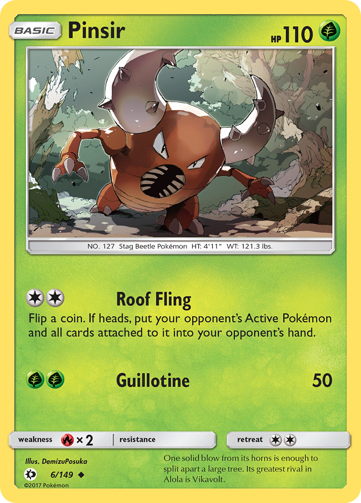 Pinsir (6/149) [Sun & Moon: Base Set] | Good Games North