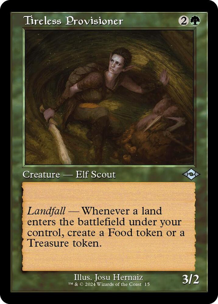 Tireless Provisioner Retro Frame 15 (Modern Horizons 2)  - Foil | Good Games North