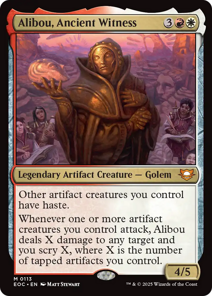 Alibou, Ancient Witness [Edge of Eternities Commander] | Good Games North