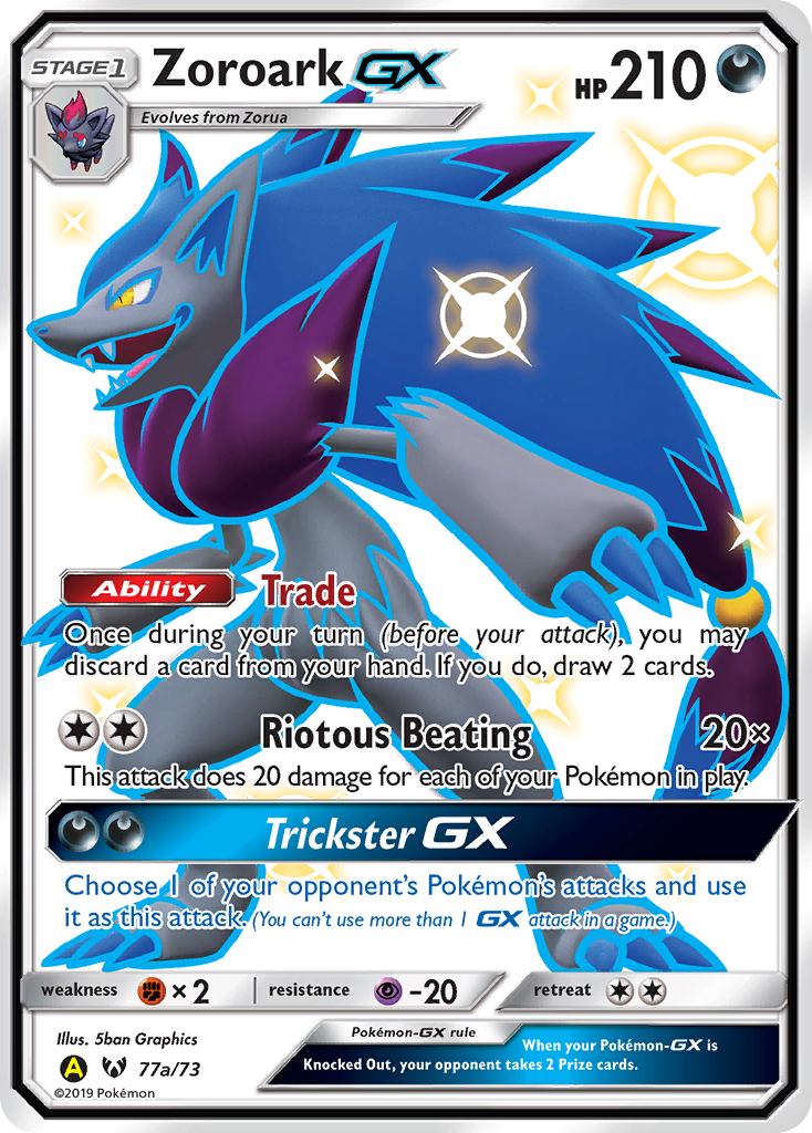 Zoroark GX (77a/73) [Alternate Art Promos] | Good Games North