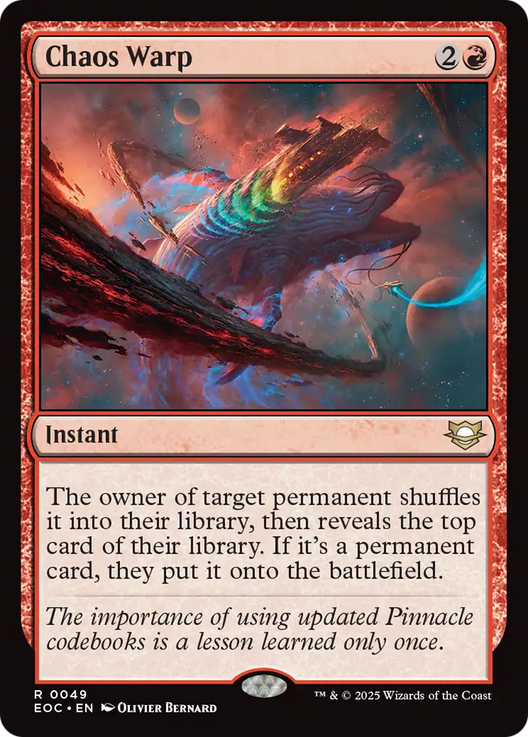 Chaos Warp [Edge of Eternities Commander] | Good Games North
