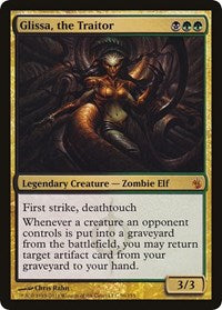 Glissa, the Traitor (Mirrodin Besieged) [Oversize Cards] | Good Games North