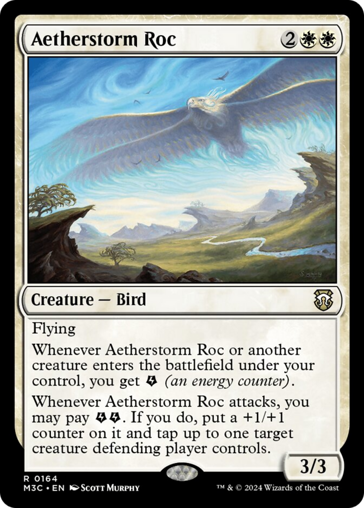 Aetherstorm Roc (Ripple Foil) [Modern Horizons 3 Commander] | Good Games North