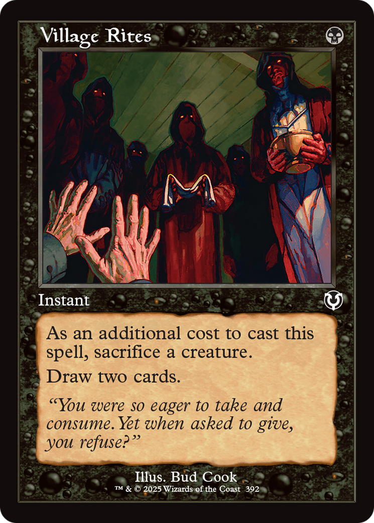 Village Rites (Retro Frame) [Innistrad Remastered] | Good Games North