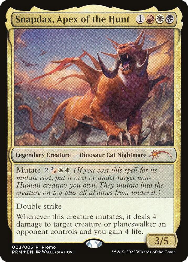 Snapdax Apex of the Hunt 2022 Lunar New Year Promo (Unique and Miscellaneous Promos)  - Foil | Good Games North