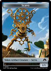 Servo // Phyrexian Wurm (0018) Double-Sided Token [Modern Horizons 3 Tokens] | Good Games North
