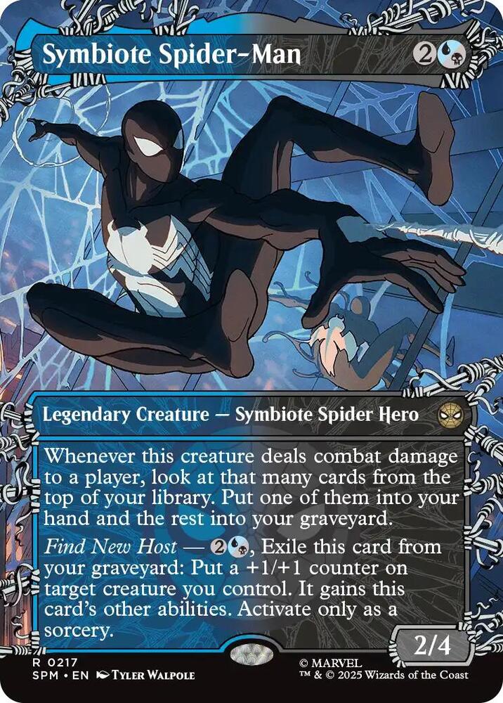 Symbiote Spider-Man 217/198 (Marvel's Spider-Man)  - Showcase | Good Games North