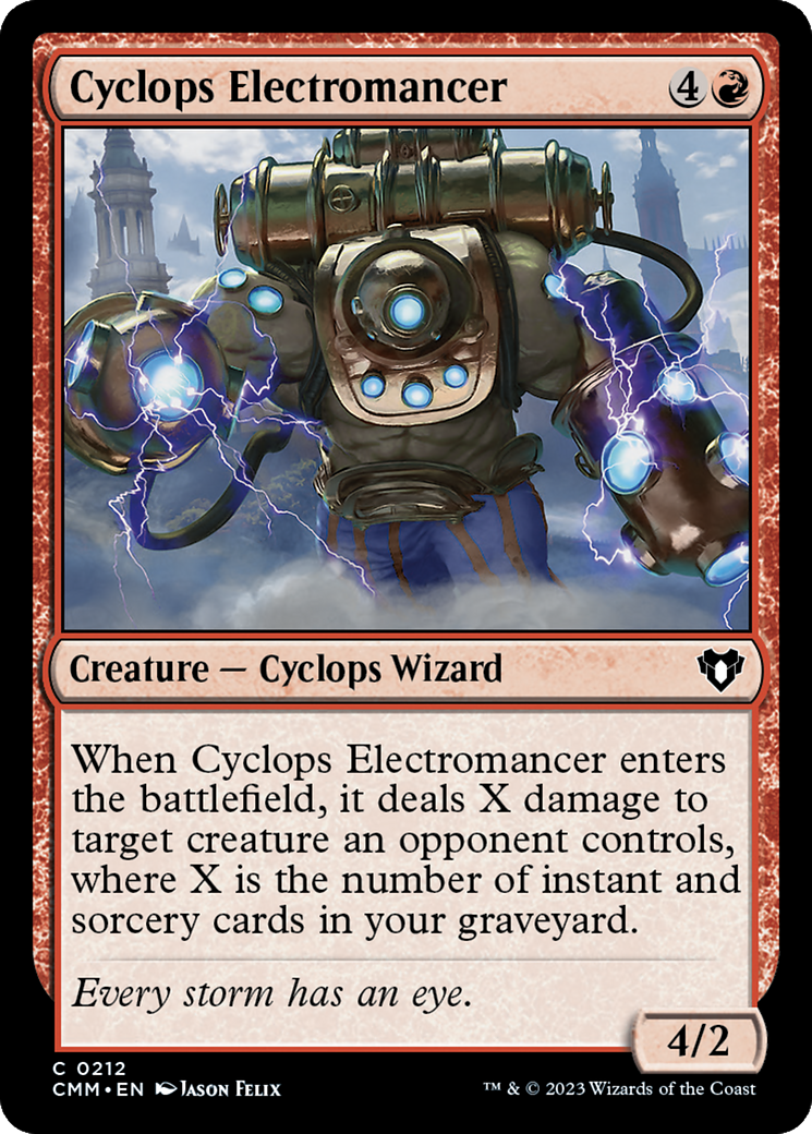 Cyclops Electromancer [Commander Masters] | Good Games North