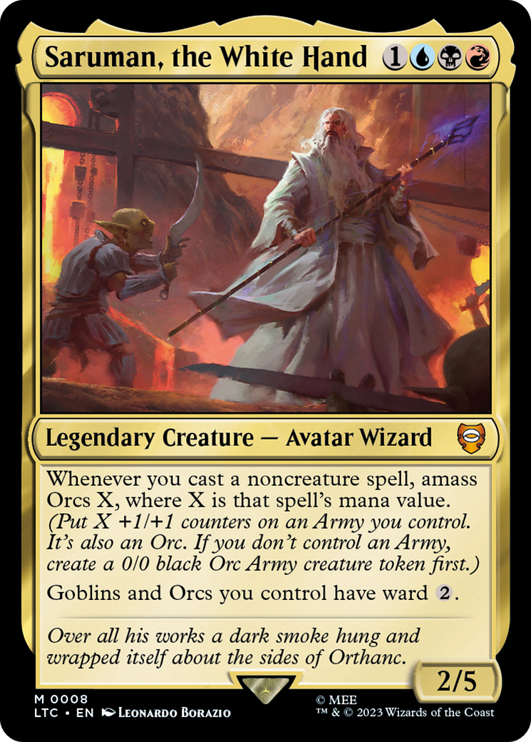 Saruman, the White Hand [The Lord of the Rings: Tales of Middle-Earth Commander] | Good Games North