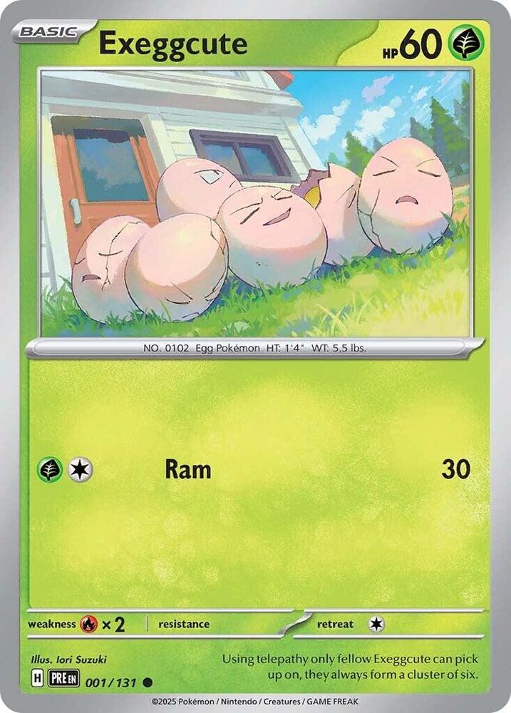 Exeggcute (001/131) [Scarlet & Violet: Prismatic Evolutions] | Good Games North