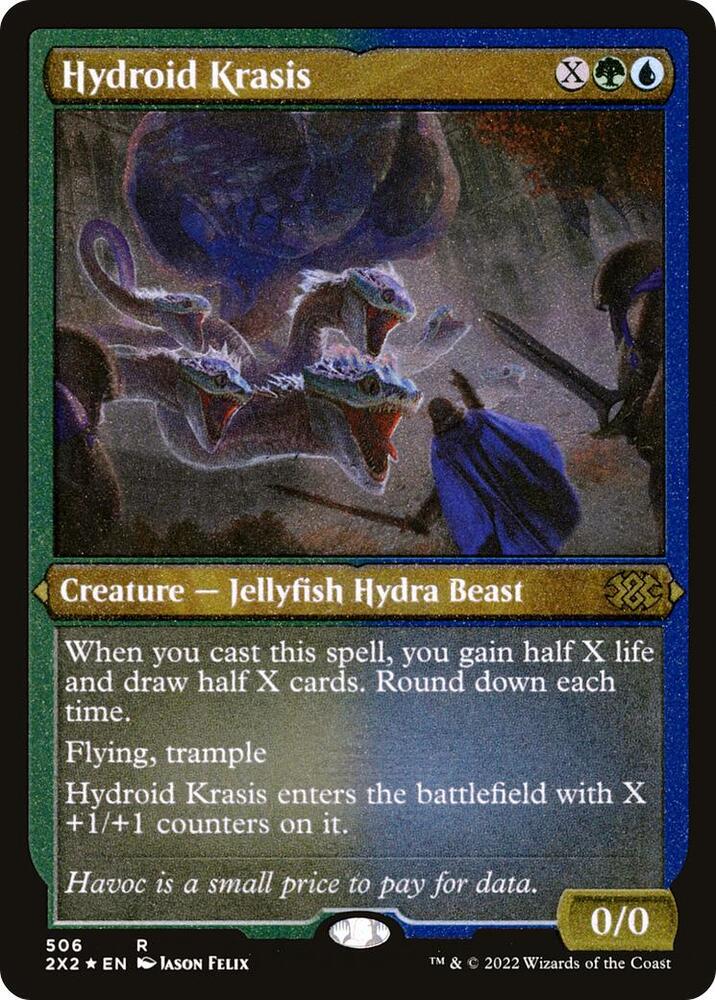 Hydroid Krasis Foil Etched (Double Masters 2022)  - Foil | Good Games North