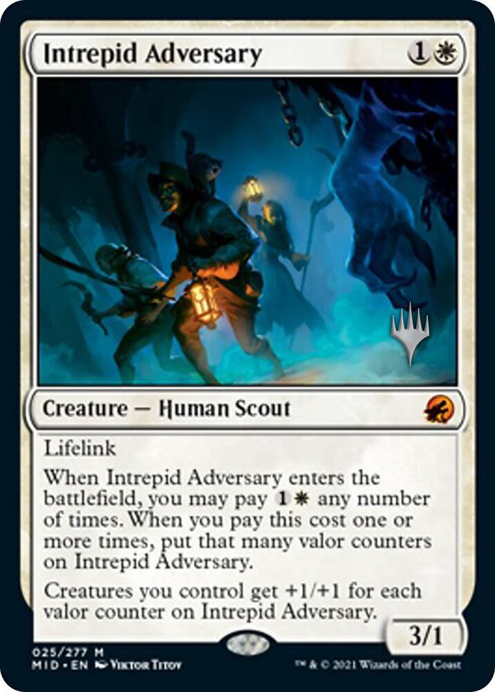 Intrepid Adversary (Promo Pack: Innistrad: Midnight Hunt)  - Foil | Good Games North