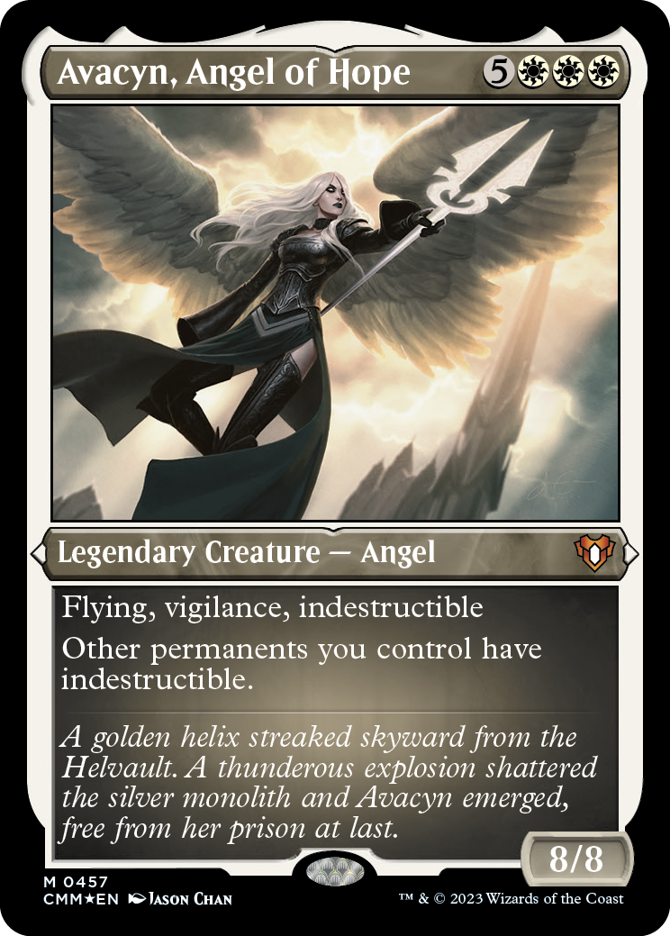 Avacyn, Angel of Hope (Foil Etched) [Commander Masters] | Good Games North