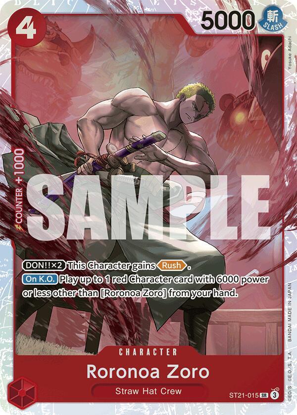 Roronoa Zoro ST21-015 (Starter Deck EX: Gear 5)  - Foil | Good Games North