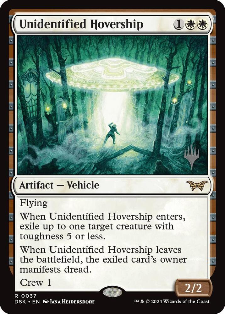 Unidentified Hovership (Promo Pack: Duskmourn: House of Horror)  - Foil | Good Games North