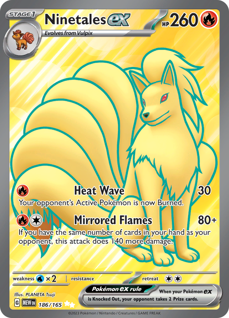 Ninetales ex (186/165) [Scarlet & Violet 151] | Good Games North