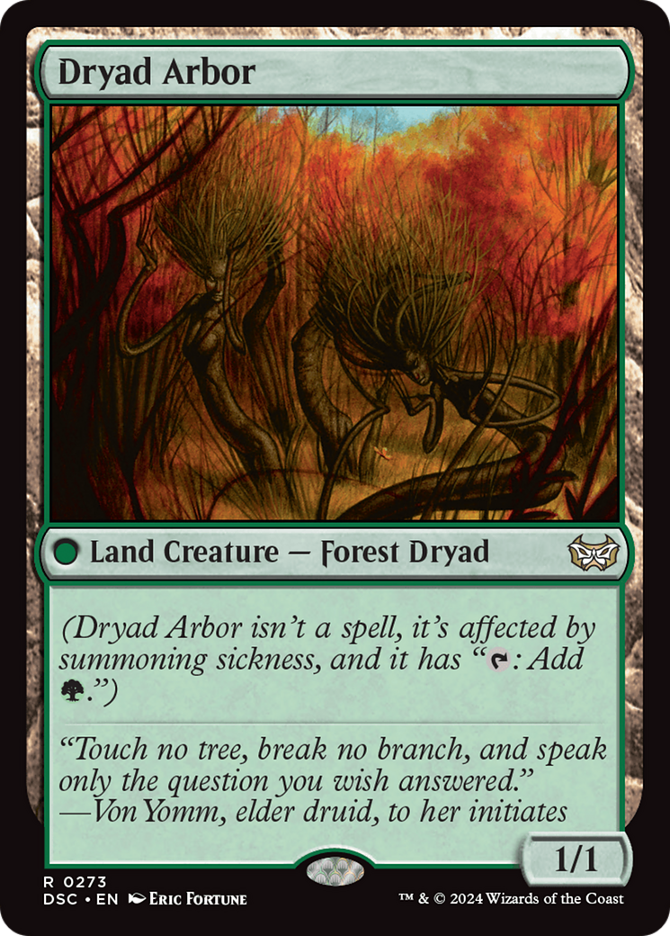 Dryad Arbor [Duskmourn: House of Horror Commander] | Good Games North