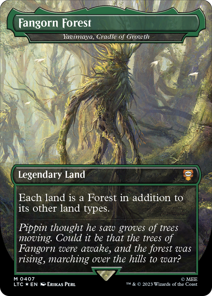 Fangorn Forest - Yavimaya, Cradle of Growth (Surge Foil Realms and Relics) [The Lord of the Rings: Tales of Middle-Earth Commander] | Good Games North