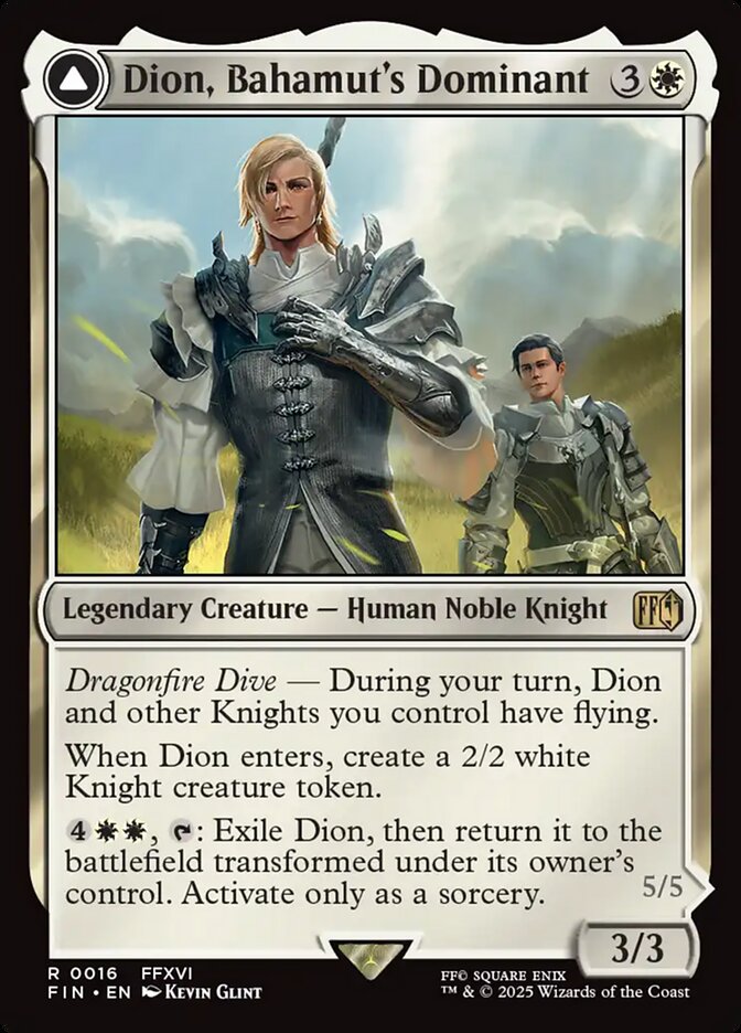 Dion, Bahamut's Dominant // Bahamut, Warden of Light (FINAL FANTASY)  | Good Games North