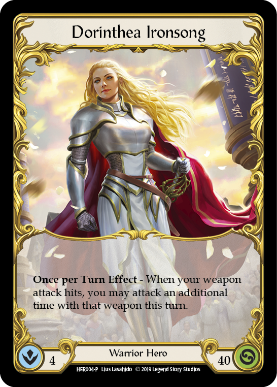 Dorinthea Ironsong [HER004-P] (Promo)  1st Edition Cold Foil | Good Games North