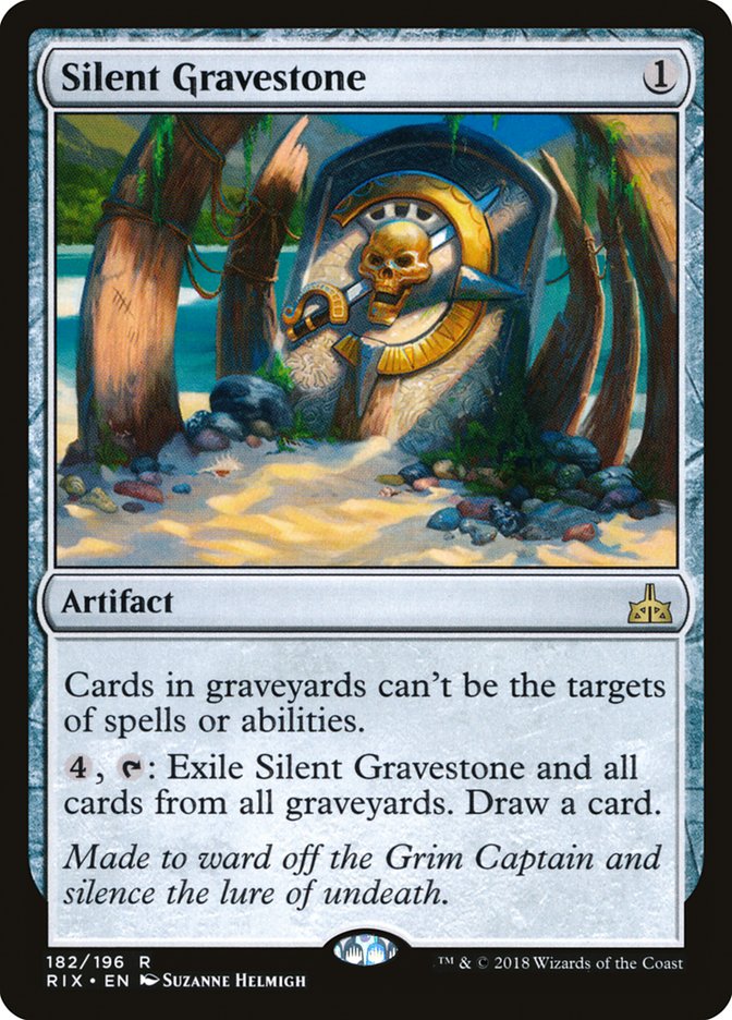 Silent Gravestone 182/196 (Rivals of Ixalan)  | Good Games North