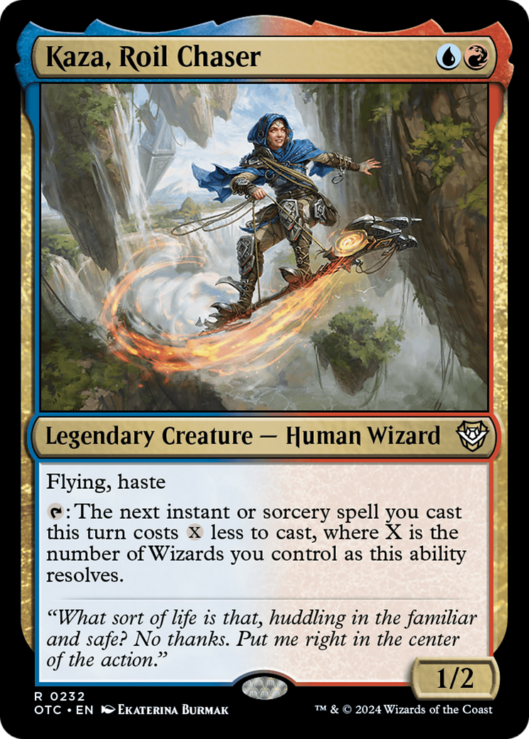 Kaza, Roil Chaser [Outlaws of Thunder Junction Commander] | Good Games North