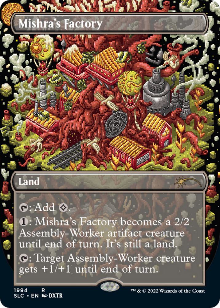 Mishra's Factory 1994 (Secret Lair Countdown Kit)  - Borderless Foil | Good Games North
