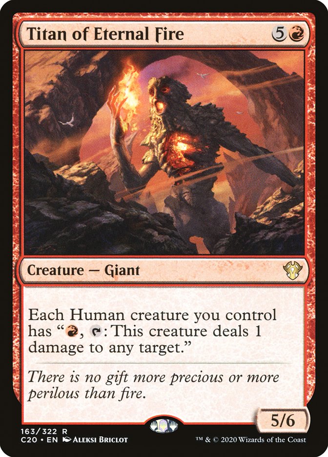 Titan of Eternal Fire 163 (Commander 2020)  | Good Games North