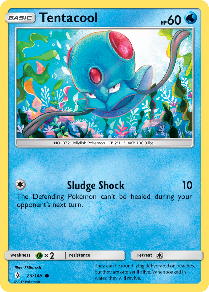 Tentacool (23/145) [Sun & Moon: Guardians Rising] | Good Games North