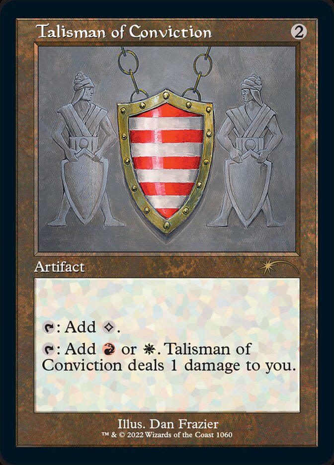 Talisman of Conviction (Foil Etched) [Secret Lair Drop Series] | Good Games North