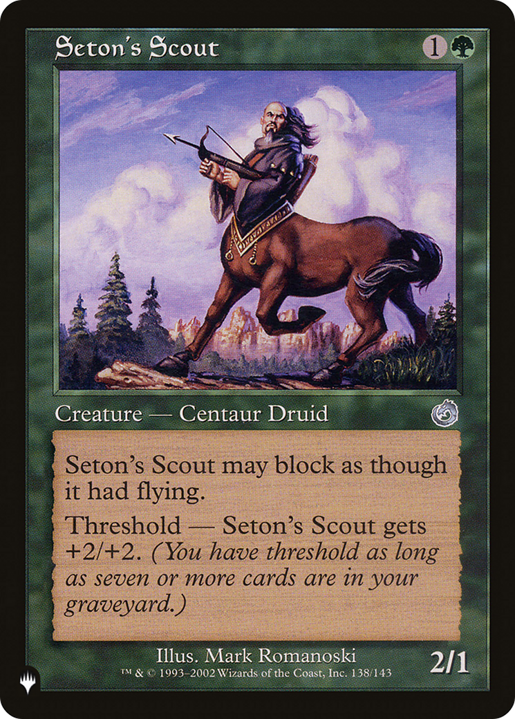 Seton's Scout [The List] | Good Games North