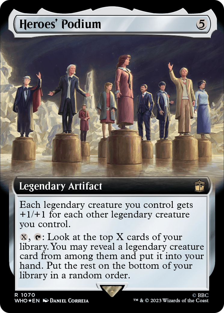 Heroes' Podium (Extended Art) (Surge Foil) [Doctor Who] | Good Games North