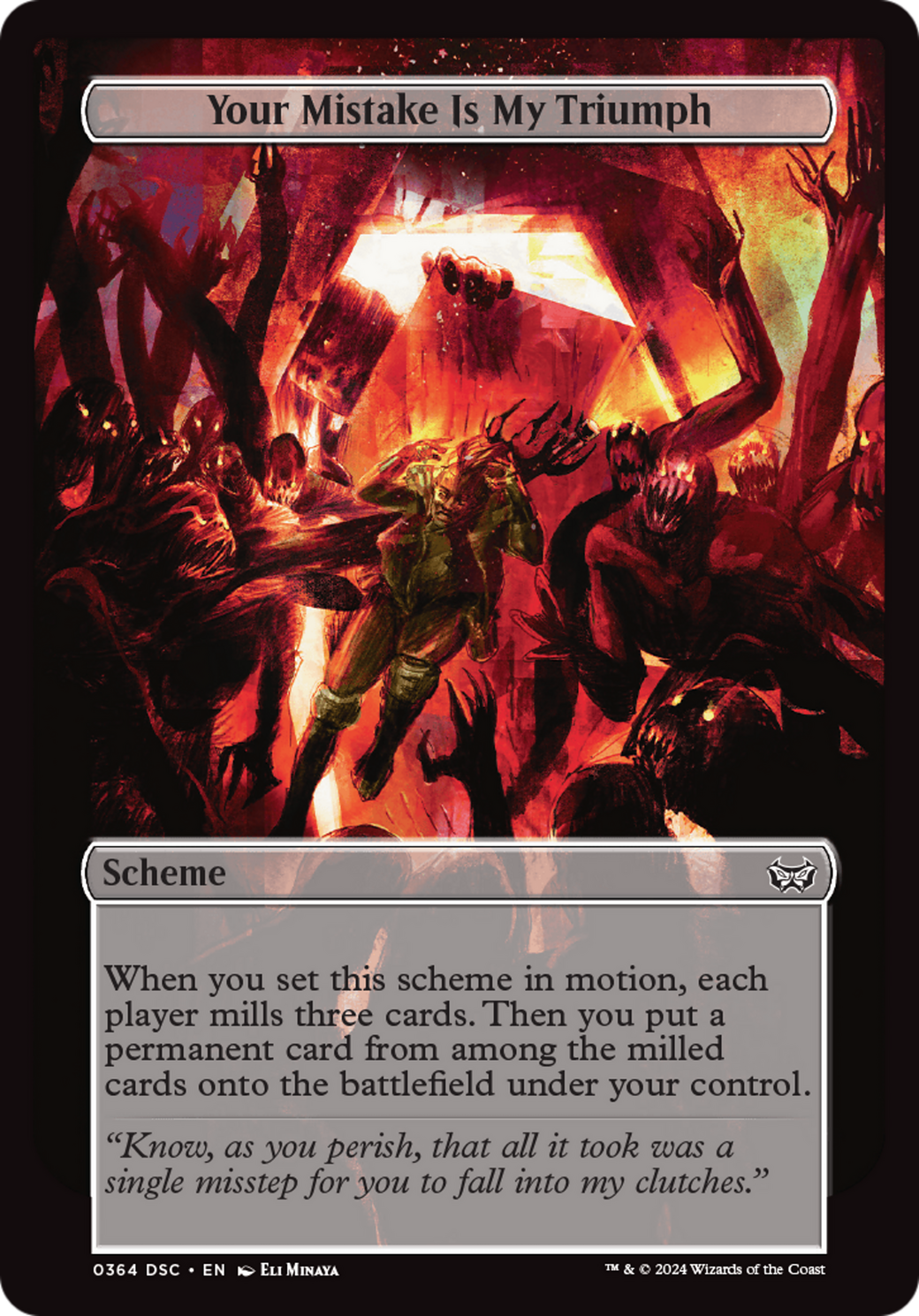 Your Mistake Is My Triumph (Full Art) [Duskmourn: Archenemy] | Good Games North