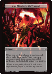 Your Mistake Is My Triumph (Full Art) [Duskmourn: Archenemy] | Good Games North