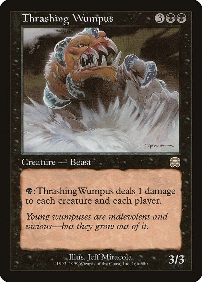 Thrashing Wumpus (Mercadian Masques)  - Foil | Good Games North