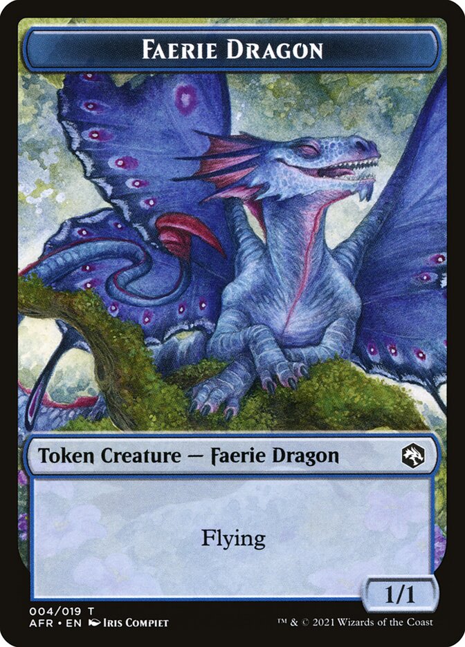 Devil // Faerie Dragon Double-Sided Token [Dungeons & Dragons: Adventures in the Forgotten Realms Tokens] | Good Games North