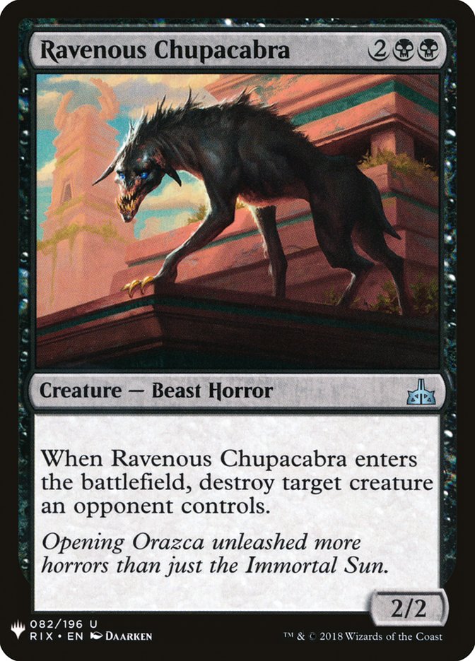 Ravenous Chupacabra [Mystery Booster] | Good Games North