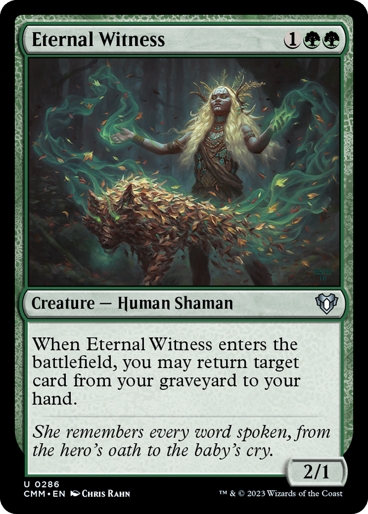 Eternal Witness [Commander Masters] | Good Games North