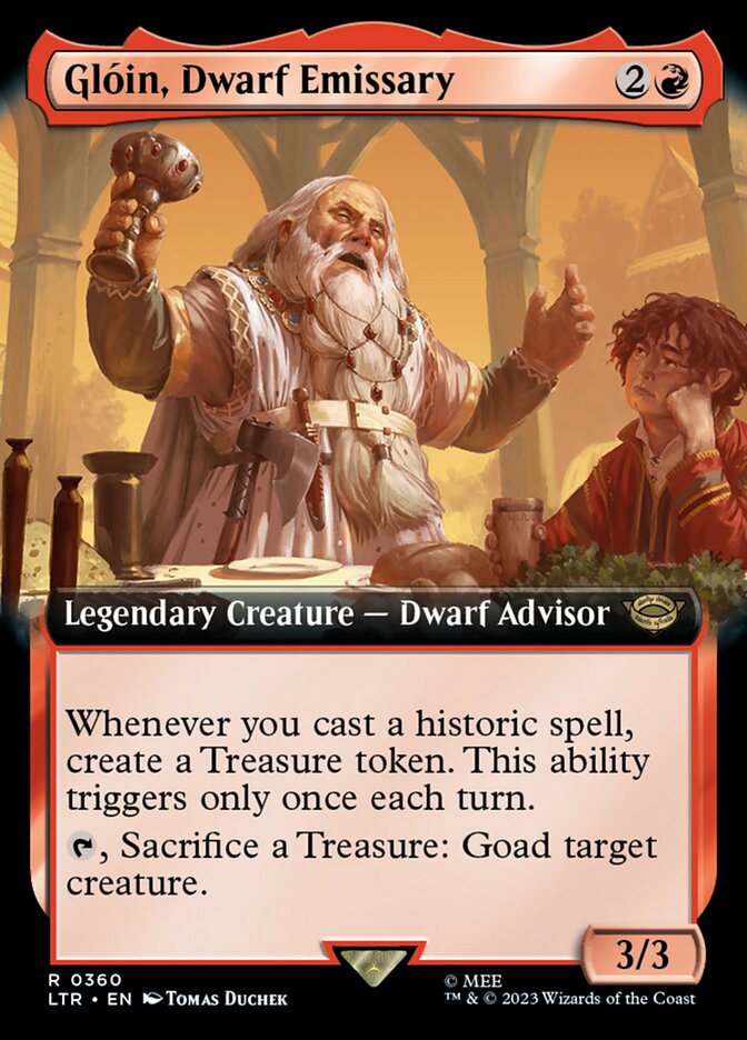 Gloin, Dwarf Emissary (Extended Art) [The Lord of the Rings: Tales of Middle-Earth] | Good Games North