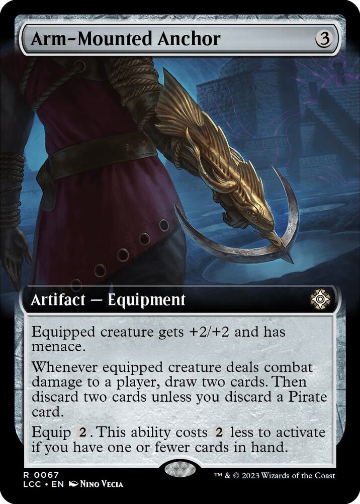 Arm Mounted Anchor Extended Art (Commander: The Lost Caverns of Ixalan)  | Good Games North