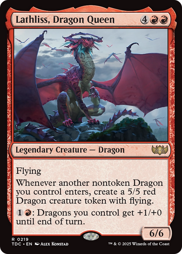 Lathliss, Dragon Queen [Tarkir: Dragonstorm Commander] | Good Games North