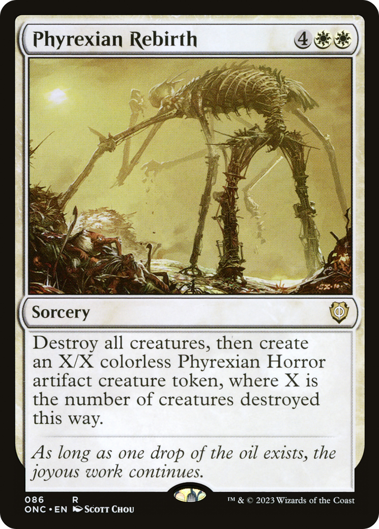 Phyrexian Rebirth [Phyrexia: All Will Be One Commander] | Good Games North