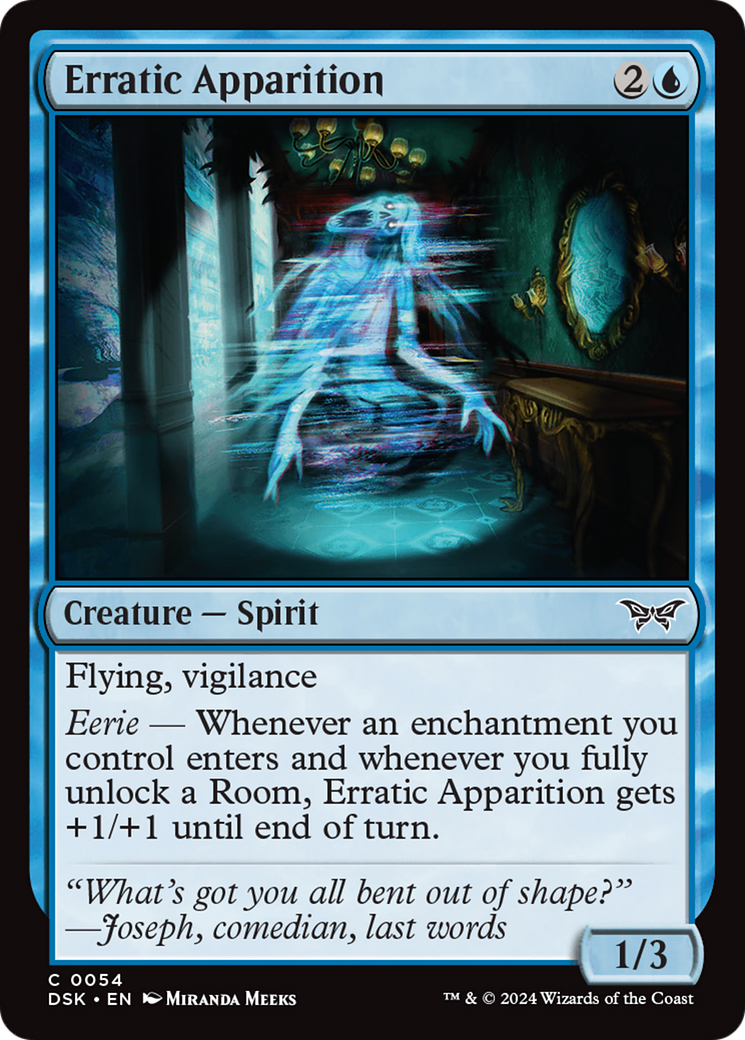 Erratic Apparition [Duskmourn: House of Horror] | Good Games North