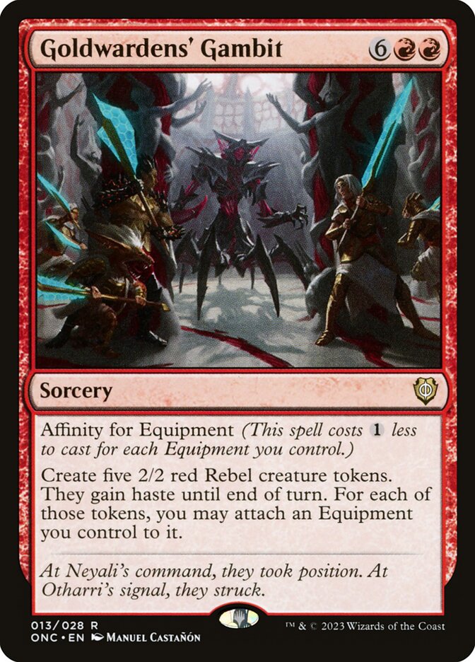 Goldwardens' Gambit (Commander: Phyrexia: All Will Be One)  | Good Games North
