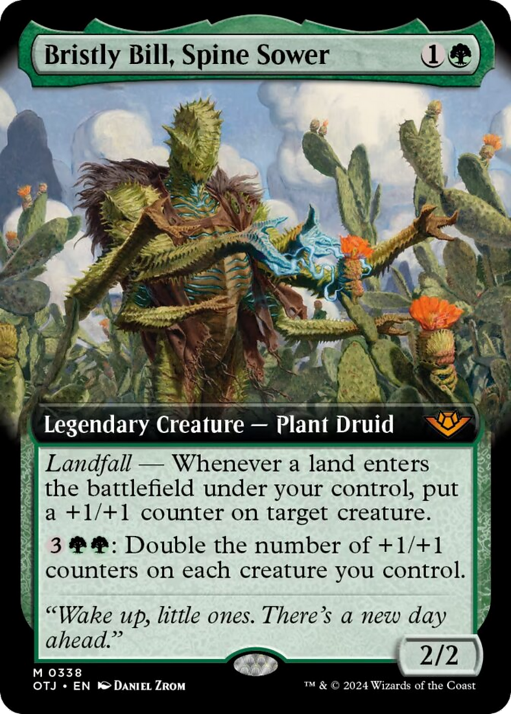 Bristly Bill, Spine Sower (Extended Art) [Outlaws of Thunder Junction] | Good Games North