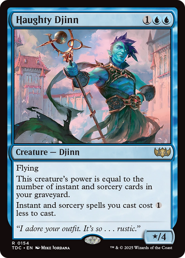 Haughty Djinn [Tarkir: Dragonstorm Commander] | Good Games North
