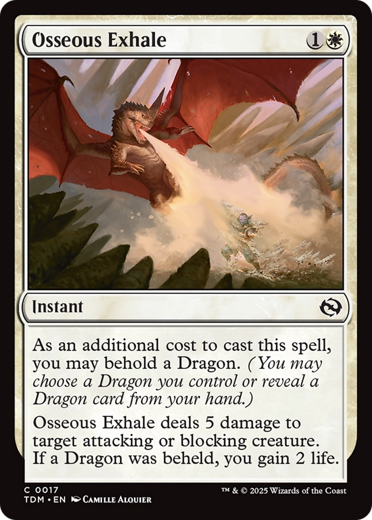 Osseous Exhale [Tarkir: Dragonstorm] | Good Games North